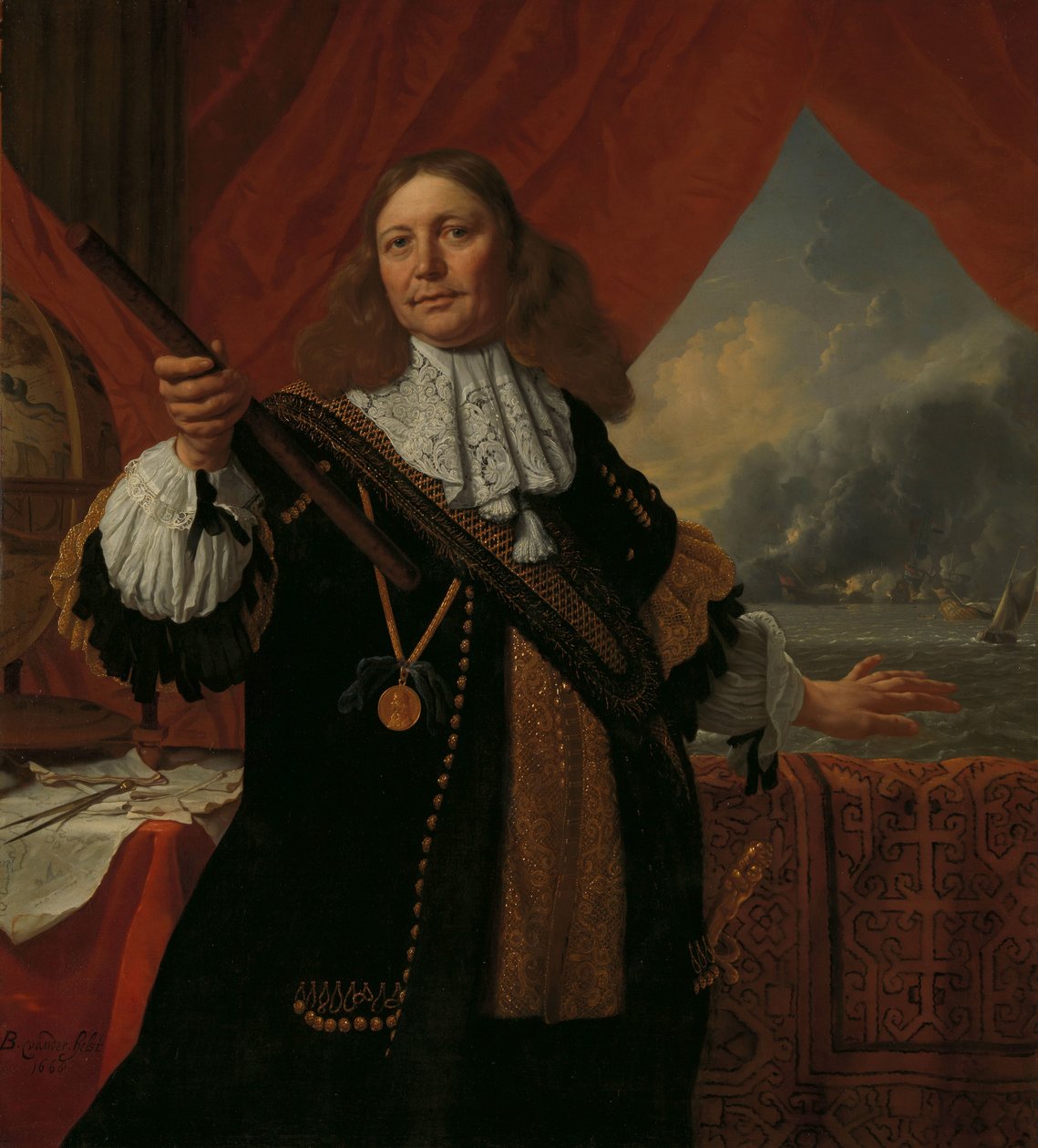 Johan de Liefde (ca. 1619-73), Viceadmiral af Bartholomeus van der Helst
