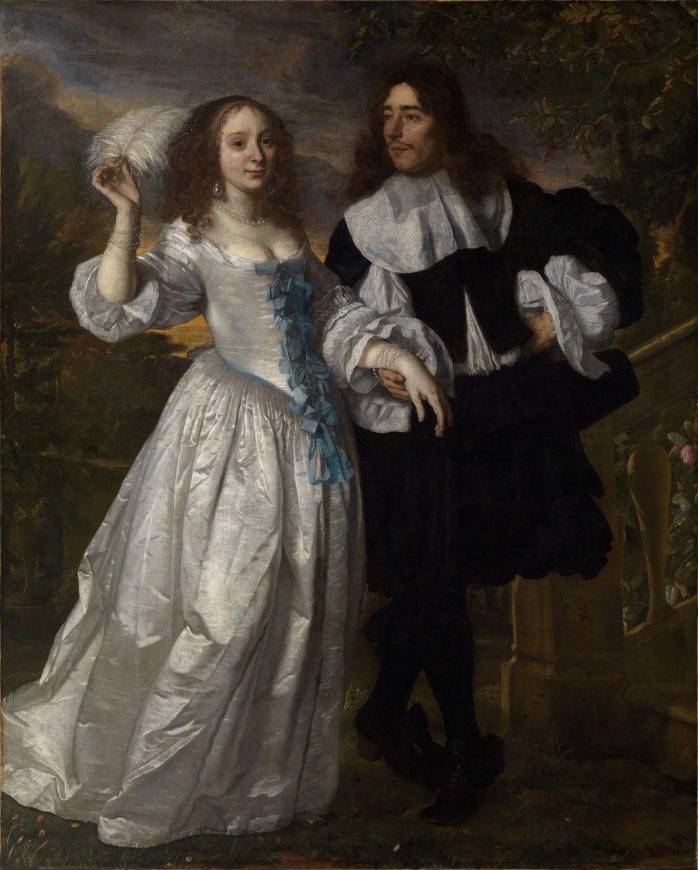 Et ungt patricierpar af Bartholomeus van der Helst