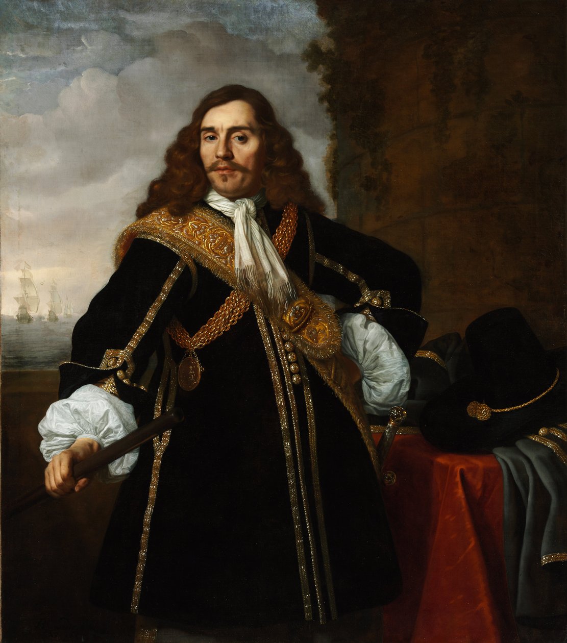 Portræt af Gideon de Wildt af Bartholomeus van der Helst