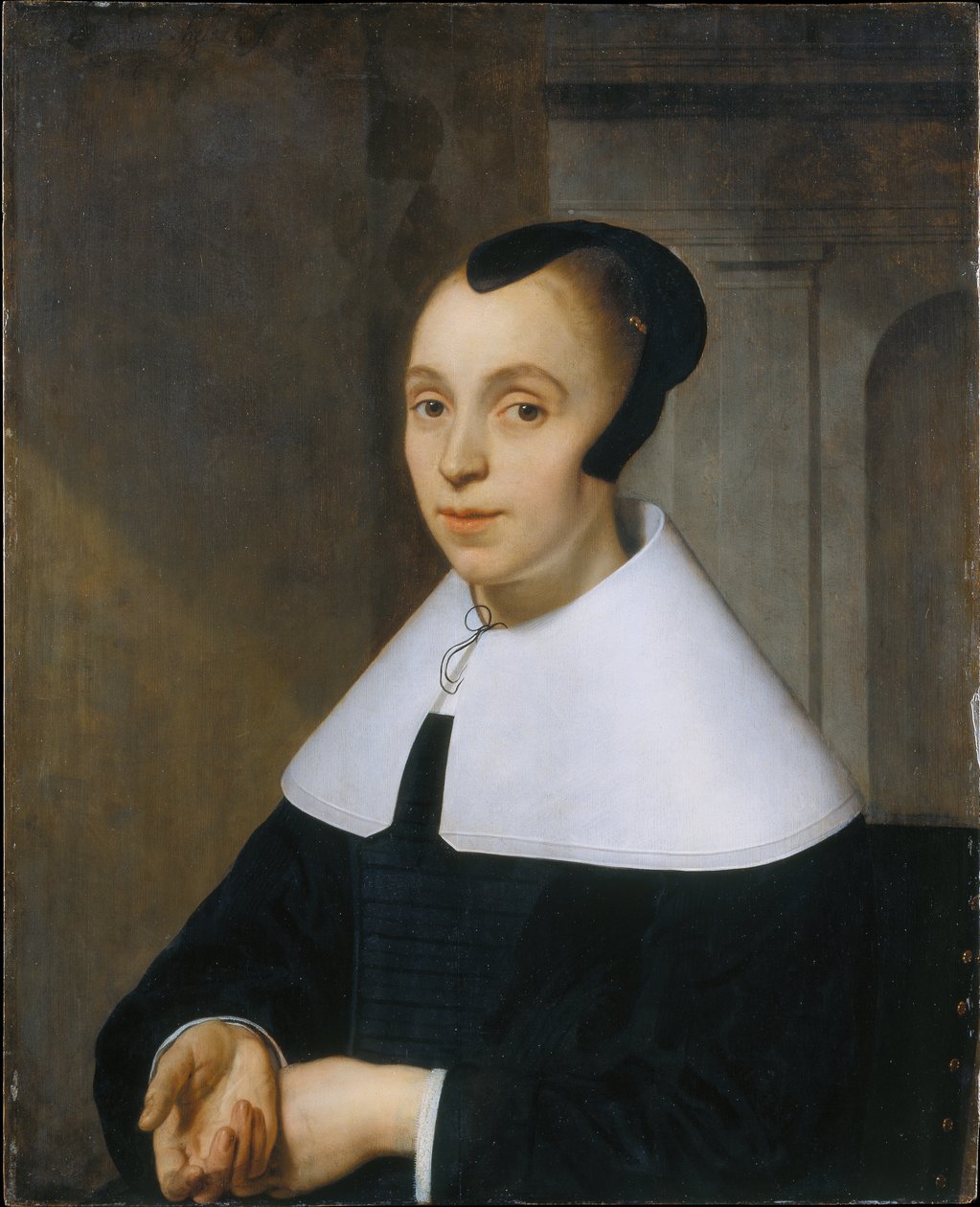 Portræt af en kvinde af Bartholomeus van der Helst
