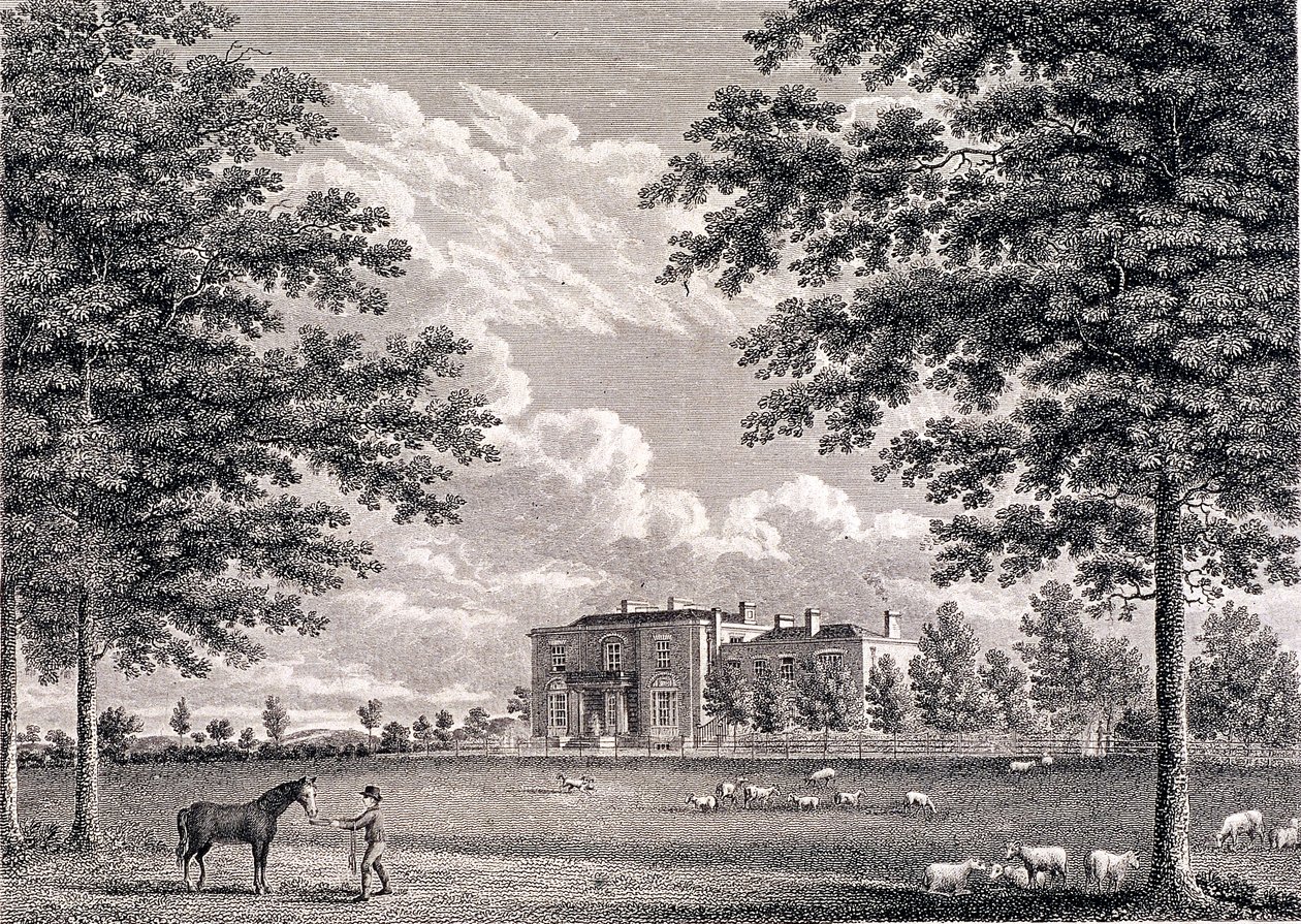 Brockwell Hall, Herne Hill, Lambeth, London, 1820 af Bartholomew Howlett