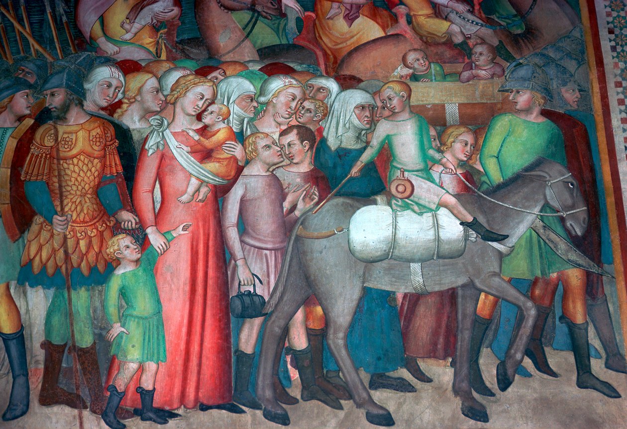 Fresco i San Gimignano, 1300-tallet af Bartolo di Fredi