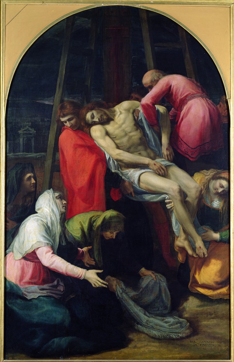 Nedstigningen fra korset, 1595 af Bartolomé Carducho