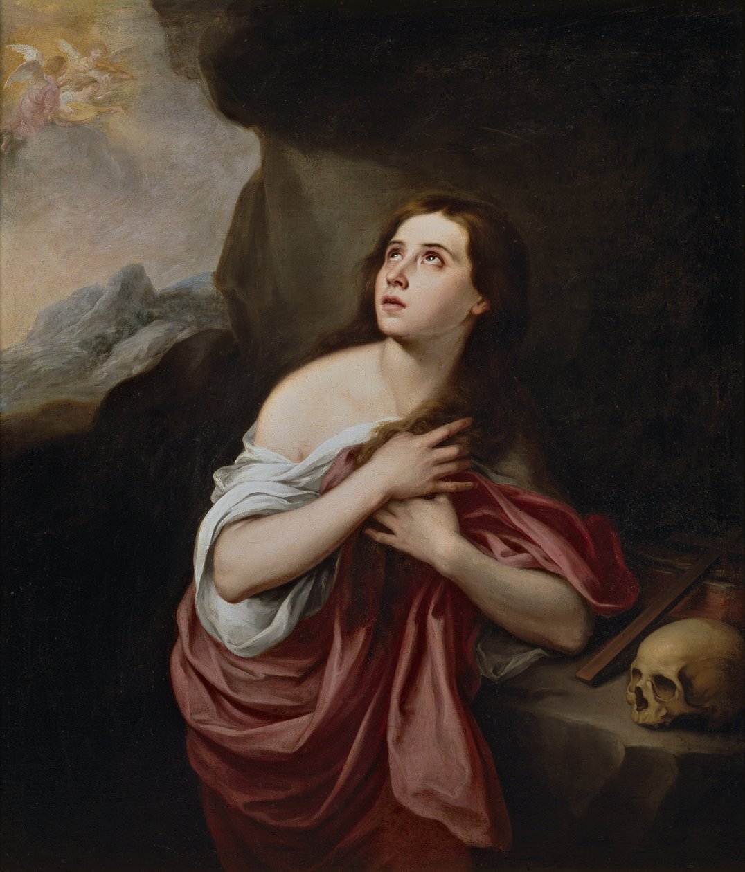 Penitent magdalene af Bartolomé Esteban Murillo