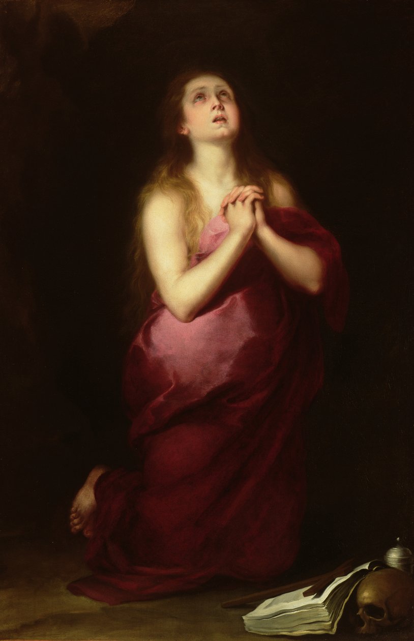Maria Magdalene, 1650-55 af Bartolomé Esteban Murillo