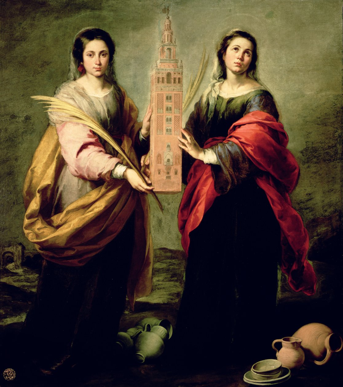 St. Justina og St. Rufina, 1675 af Bartolomé Esteban Murillo