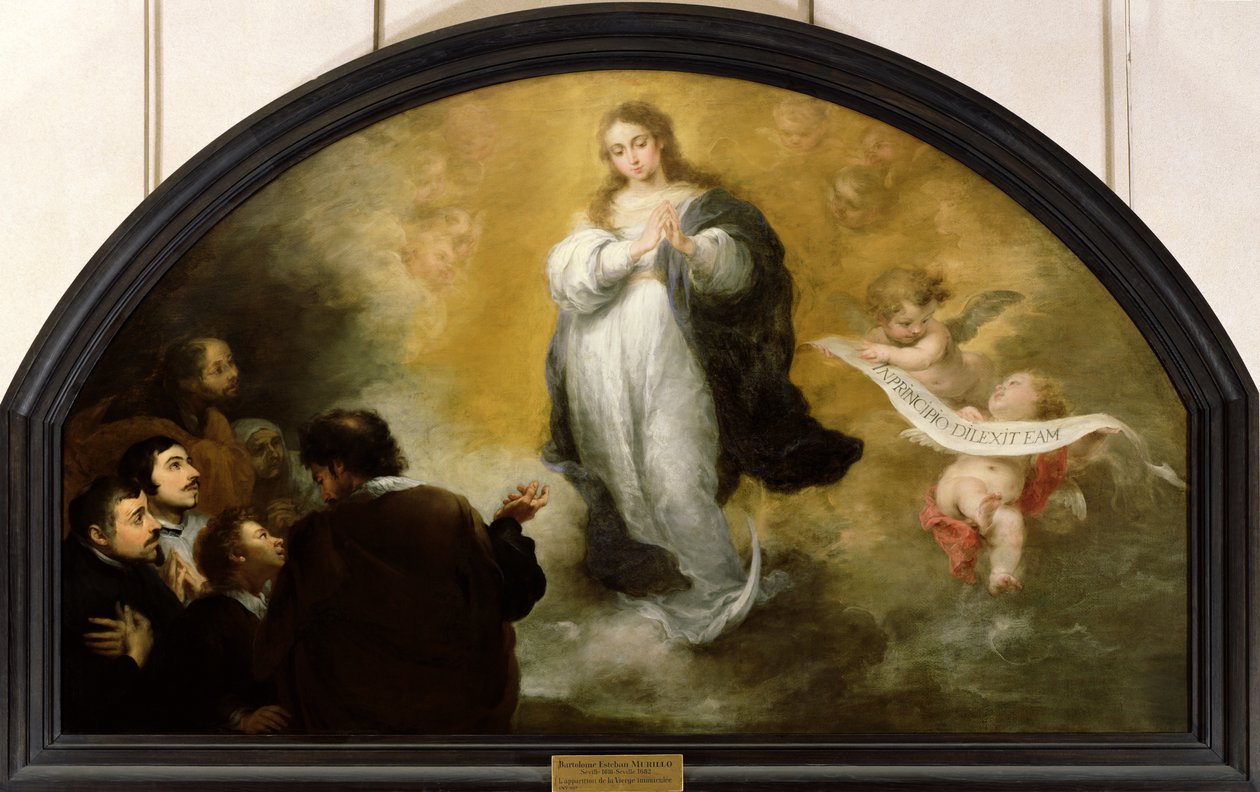 Jomfruens åbenbaring, 1665 af Bartolomé Esteban Murillo
