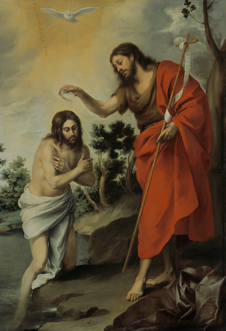 Kristi dåb af Bartolomé Esteban Murillo