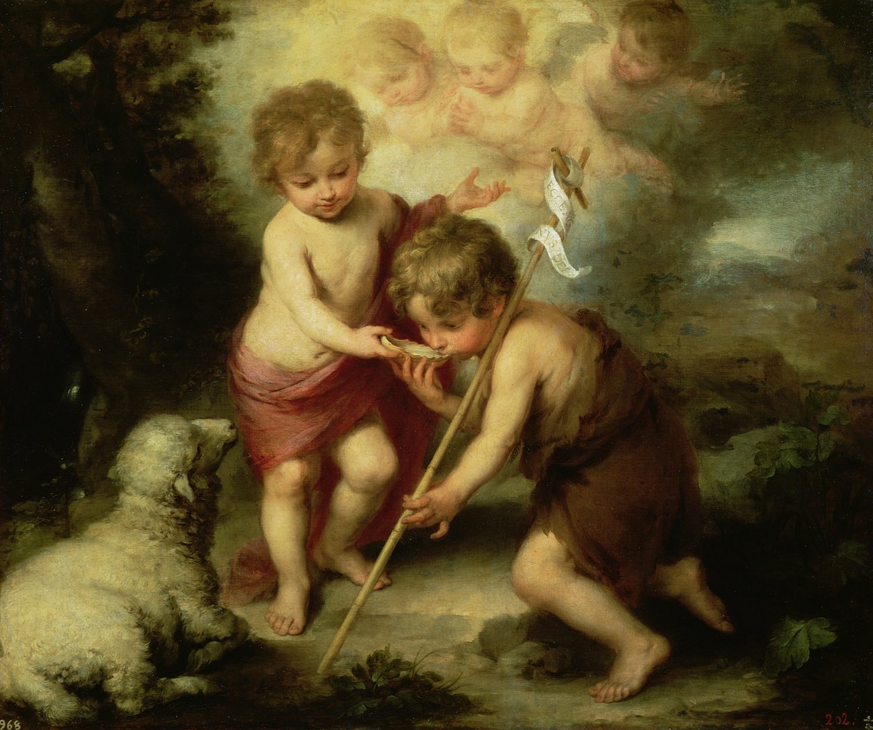 Drengene med skallen, ca. 1670 af Bartolomé Esteban Murillo