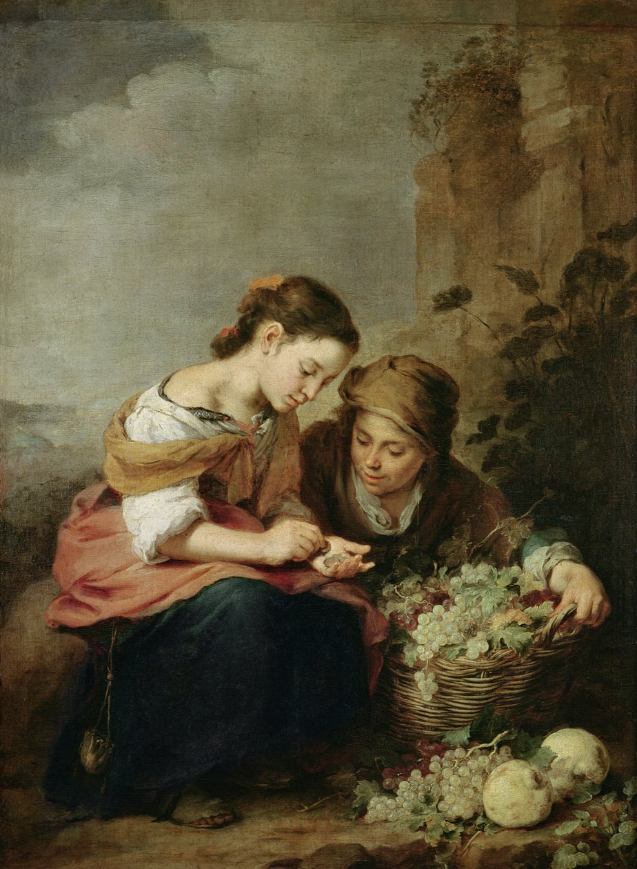 Den lille Frugtsælger, 1670-75 af Bartolomé Esteban Murillo