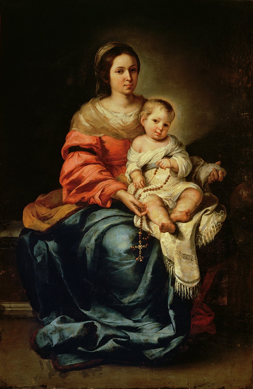 Rosenkransens Madonna af Bartolomé Esteban Murillo