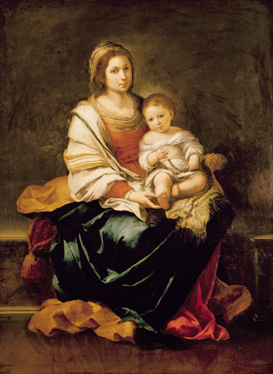 Rosenkransens jomfru af Bartolomé Esteban Murillo