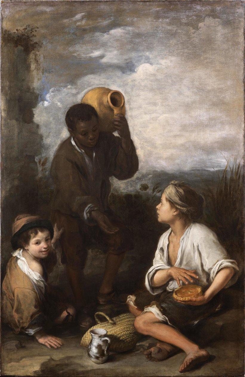 Tres muchachos (Dulwich Picture Gallery) af Bartolomé Esteban Murillo