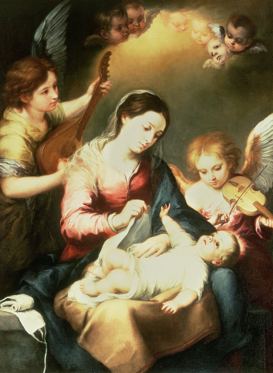 Virgin of the Swaddling Clothes af Bartolomé Esteban Murillo