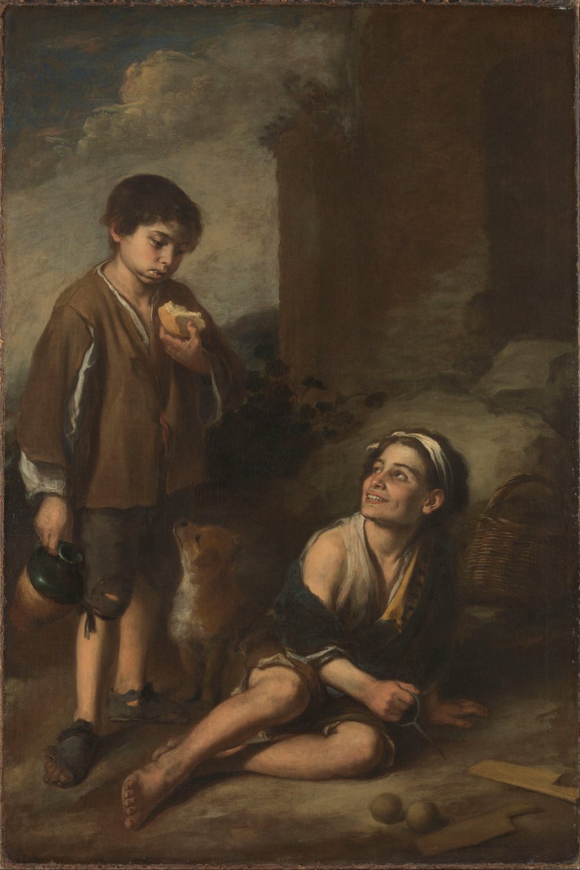 To bondedrenge af Bartolomé Esteban Murillo