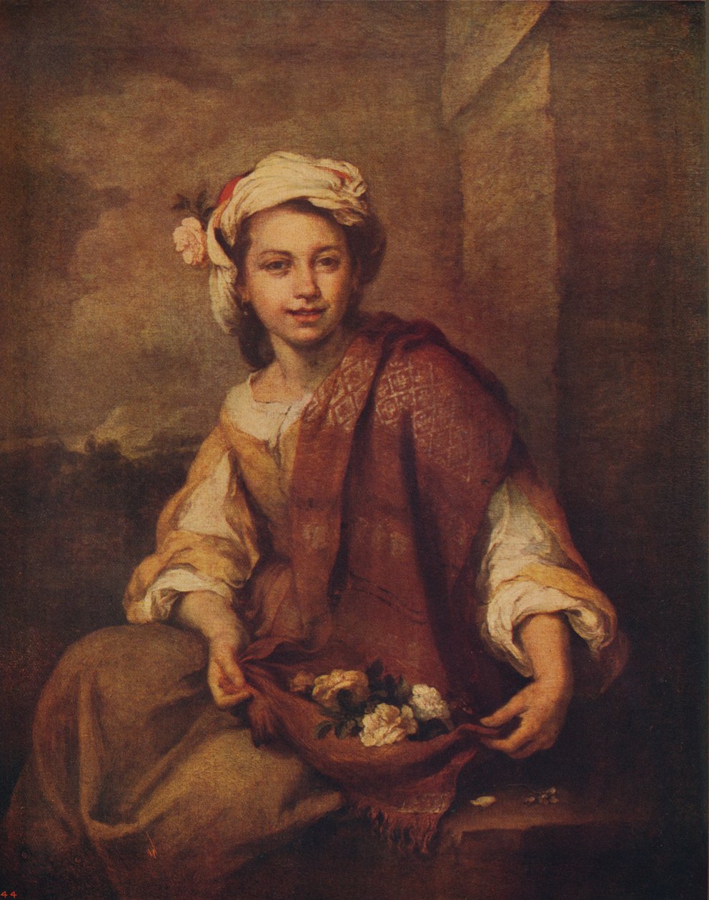 En spansk blomsterpige, 1665-1670, c1915 af Bartolomé Esteban Murillo