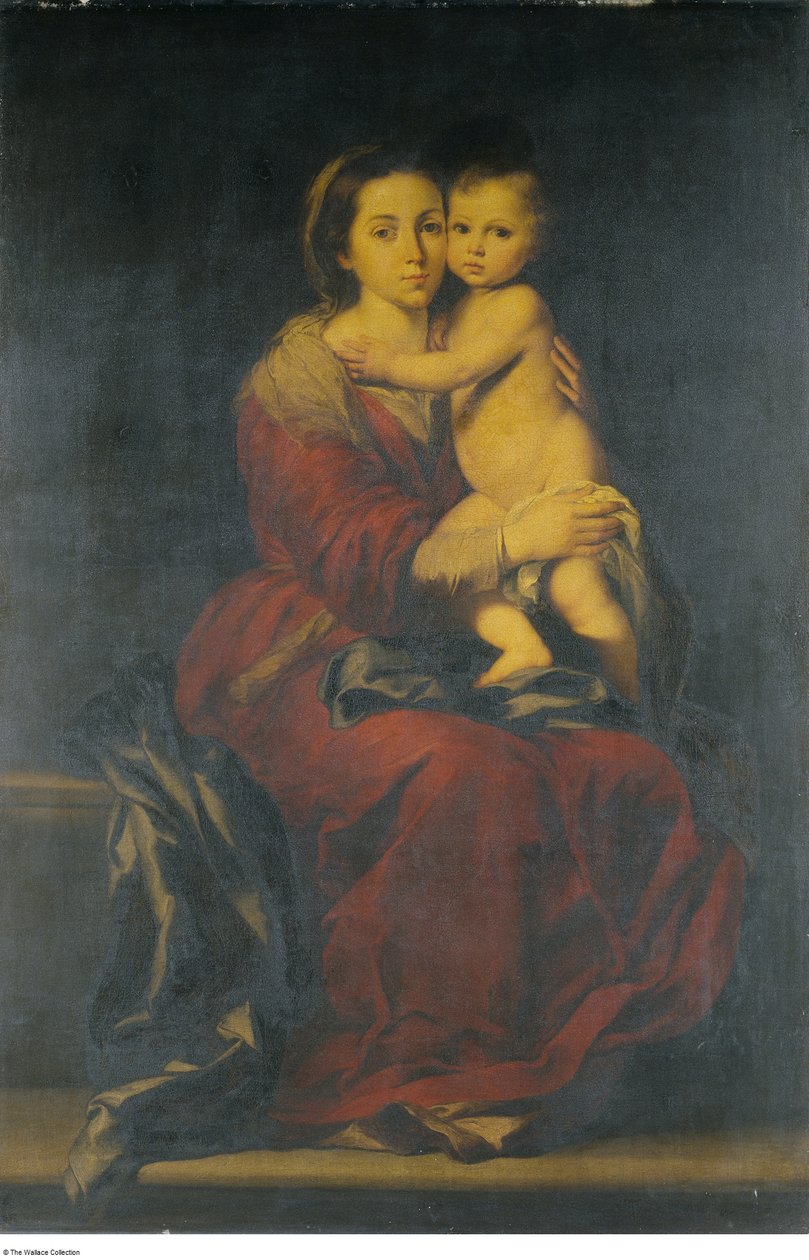 After Bartolomé-Esteban Murillo - The Virgin and Child, c.1660 - c.1699 af Bartolomé Esteban Murillo