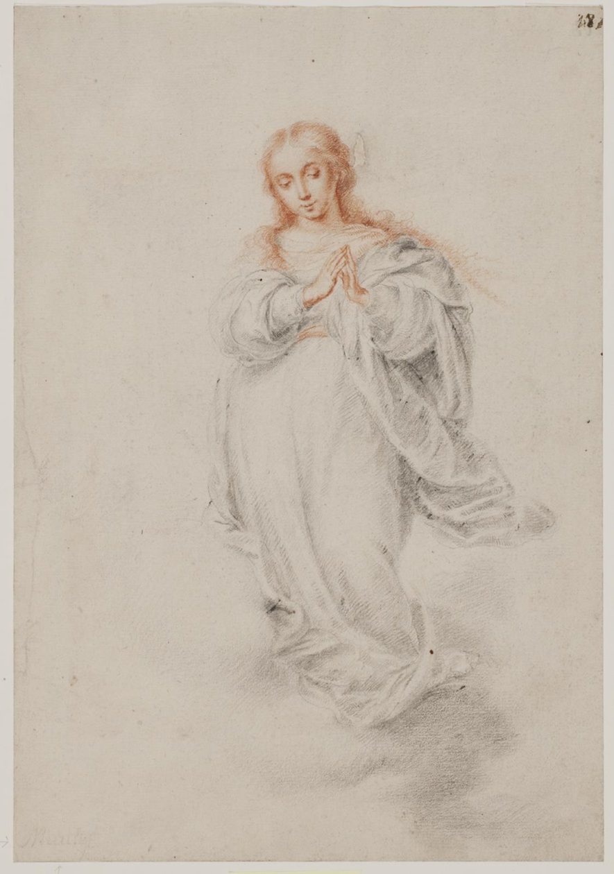 Den ubesmittede undfangelse, Jomfru Maria af Bartolomé Esteban Murillo