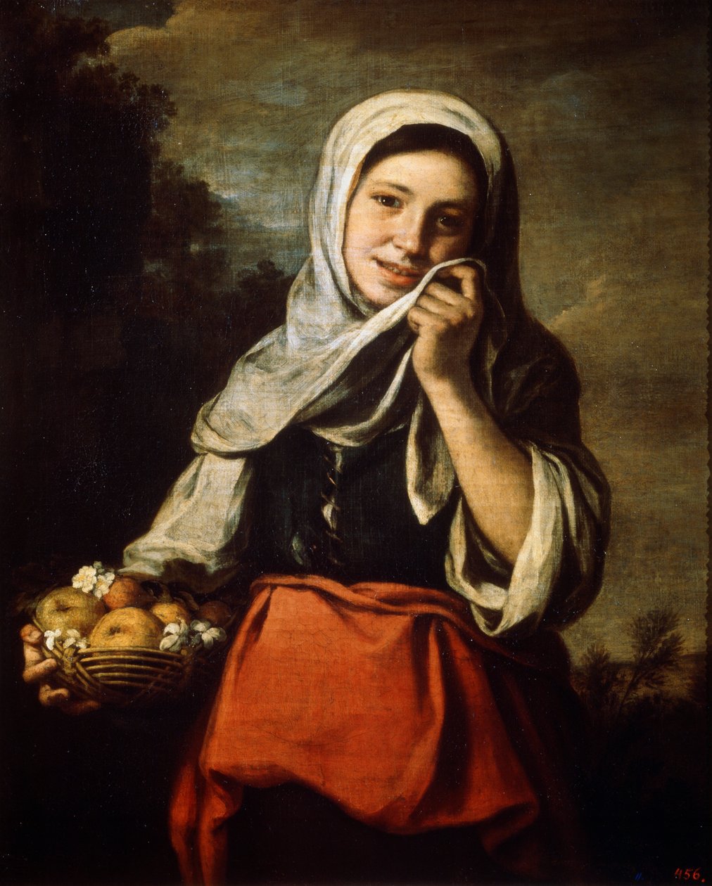 Pige sælger frugt, c1650-c1660 af Bartolomé Esteban Murillo
