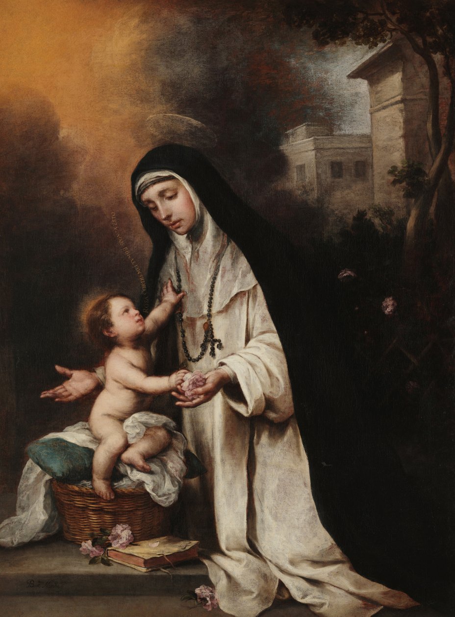 Santa Rosa de Lima af Bartolomé Esteban Murillo
