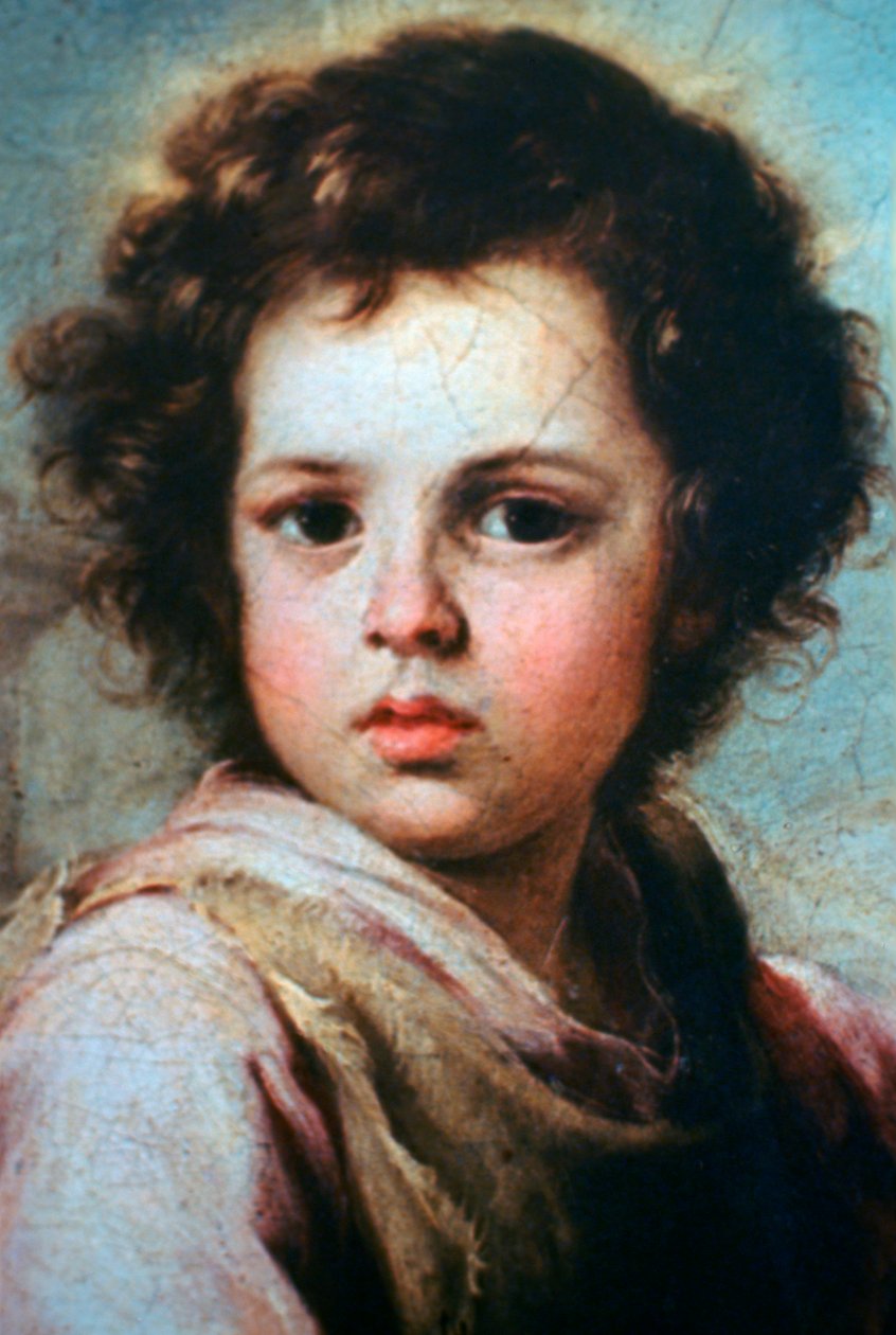 Den gode hyrde, detalje, c1650 af Bartolomé Esteban Murillo