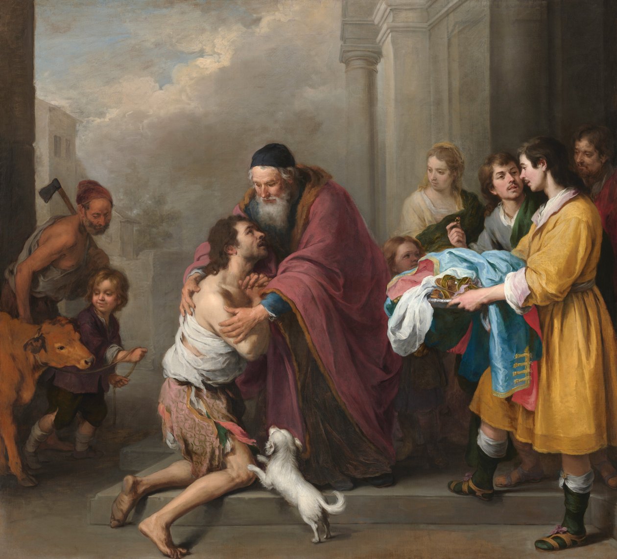Den fortabte søns tilbagevenden af Bartolomé Esteban Murillo