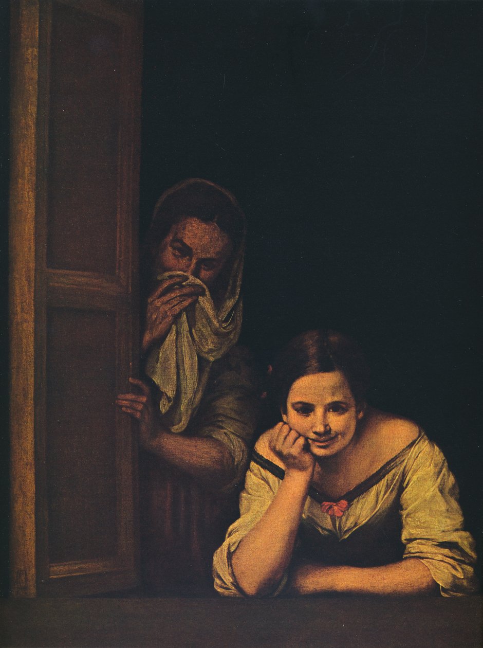 To kvinder ved et vindue, 1655-1660 af Bartolomé Esteban Murillo