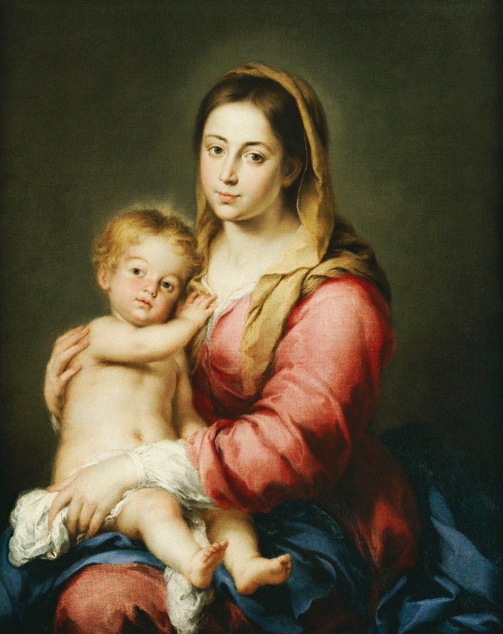 Jomfru og Barn af Bartolomé Esteban Murillo