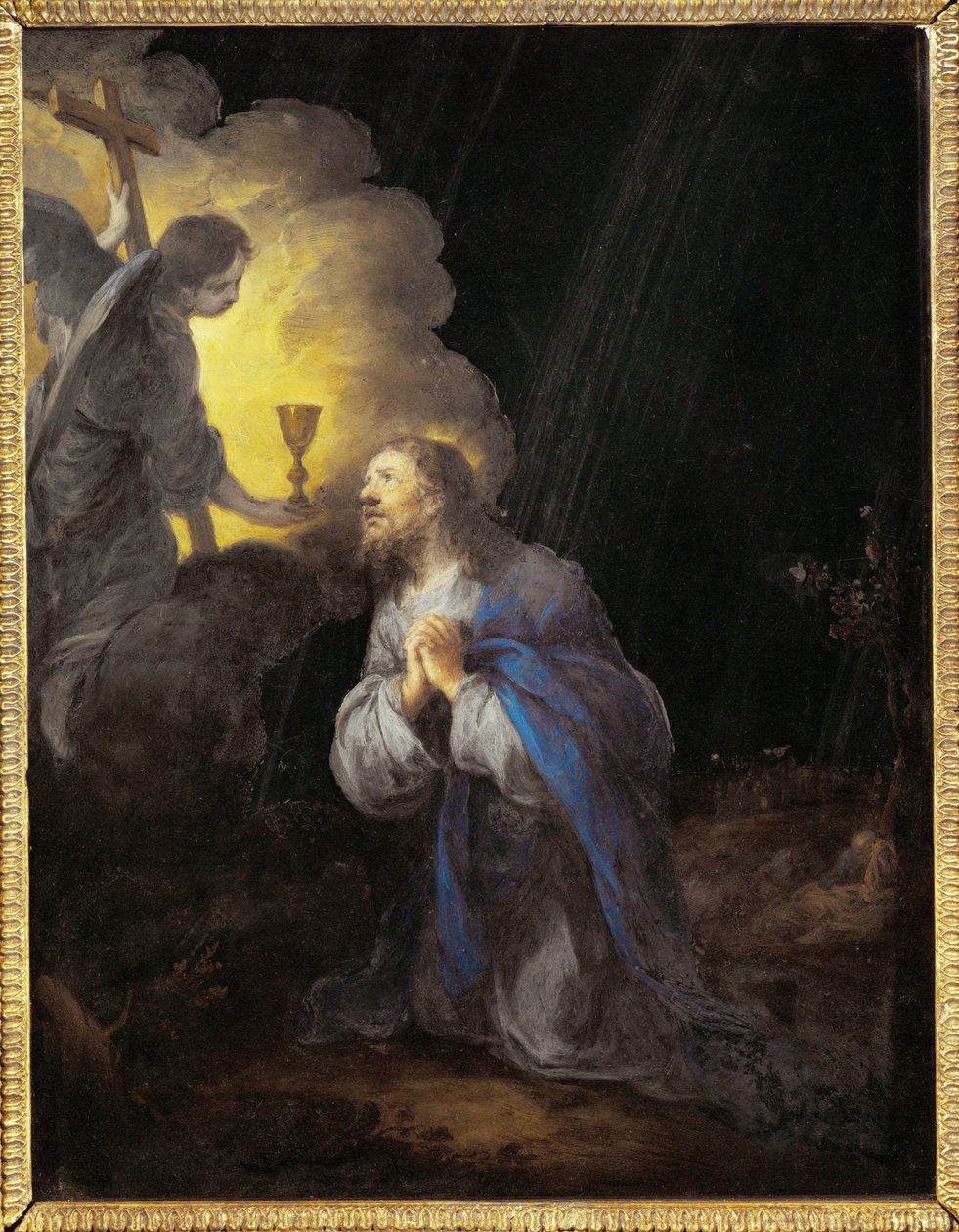 Le Christ au jardin des oliviers - Kristus i Getsemane Have ... af Bartolome Esteban (school of) Murillo