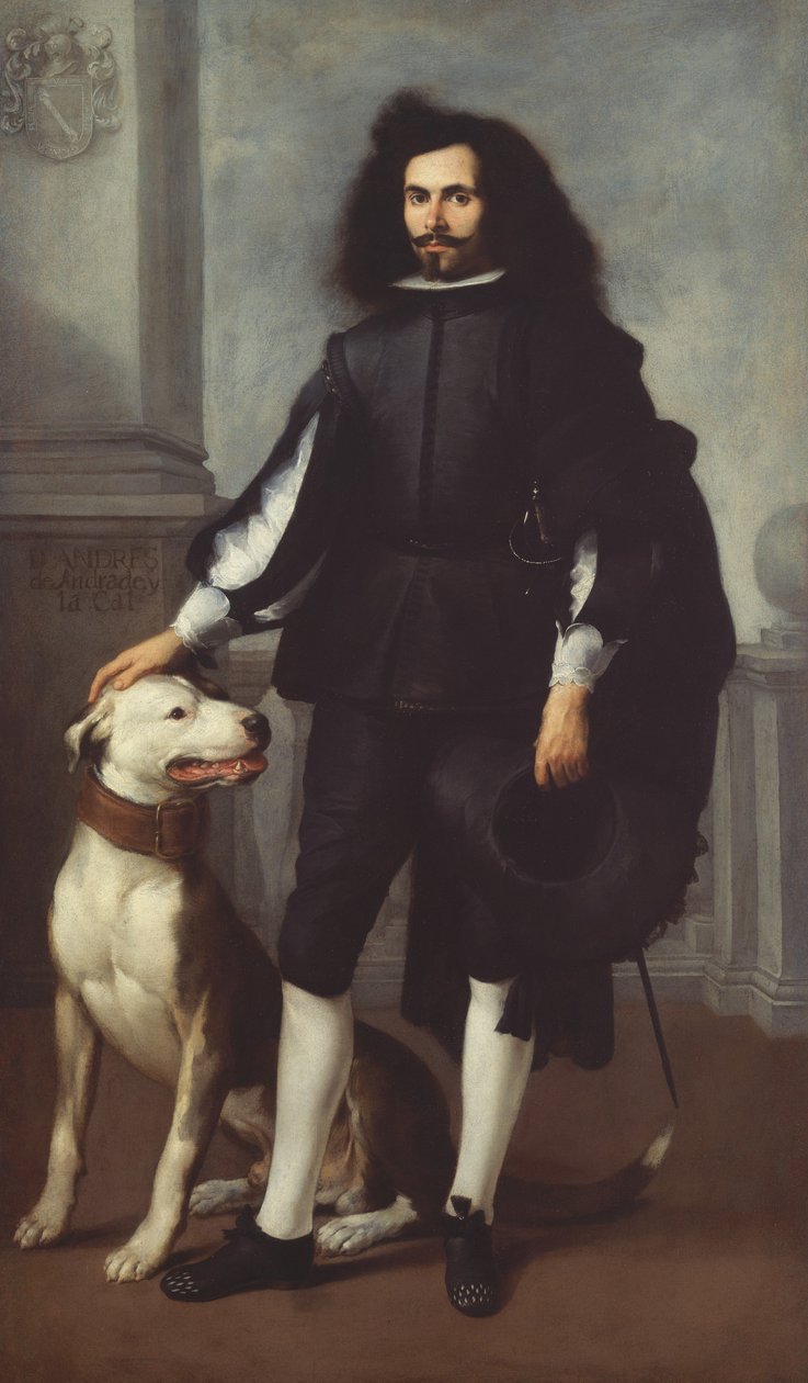 Don Andrés de Andrade og Cal, ca. 1665-72 (olie på lærred) af Bartolomé Esteban Murillo