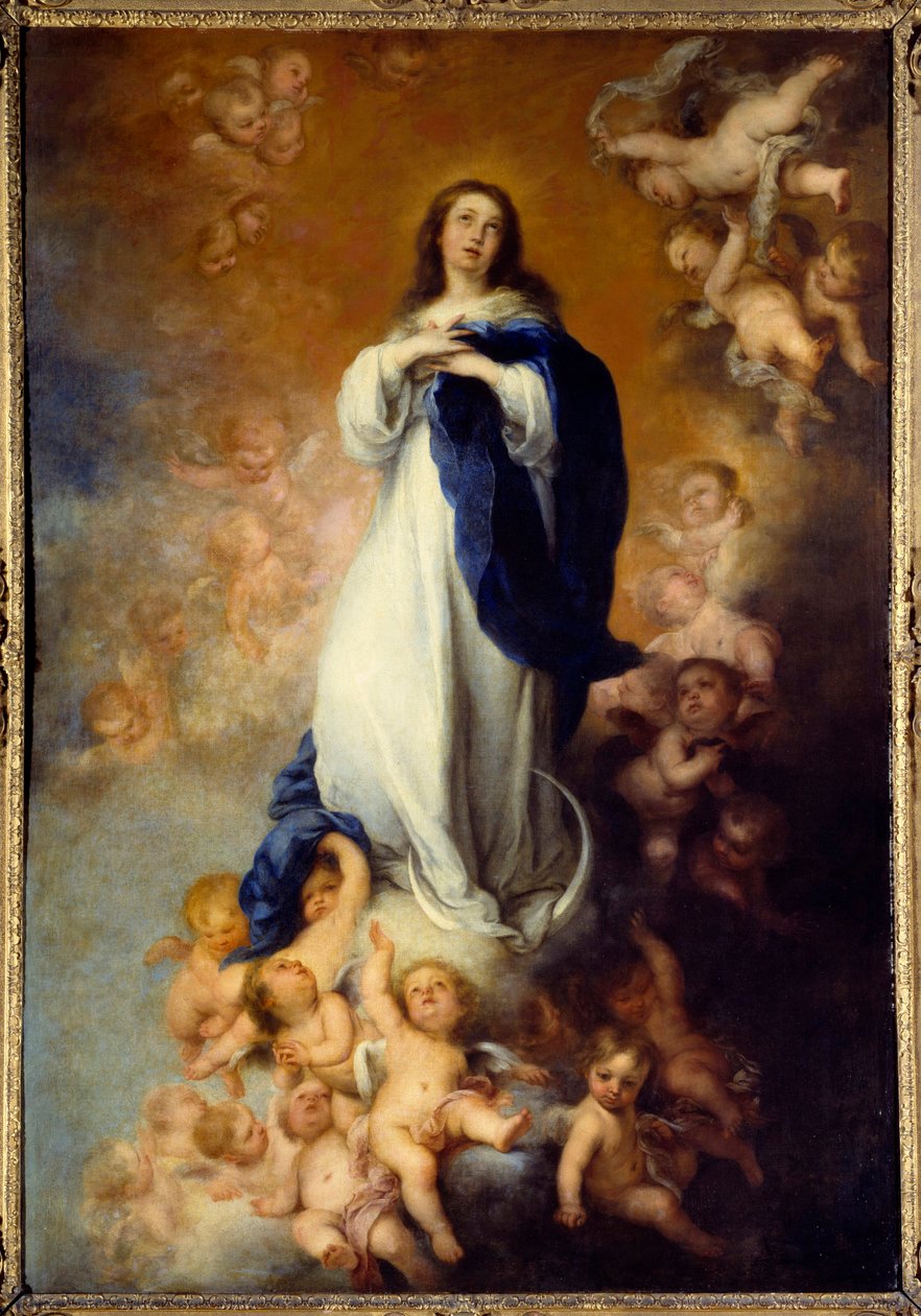 Immaculee design. Maleri af Bartolome Murillo (1618-1682) Ec. Esp af Bartolomé Esteban Murillo