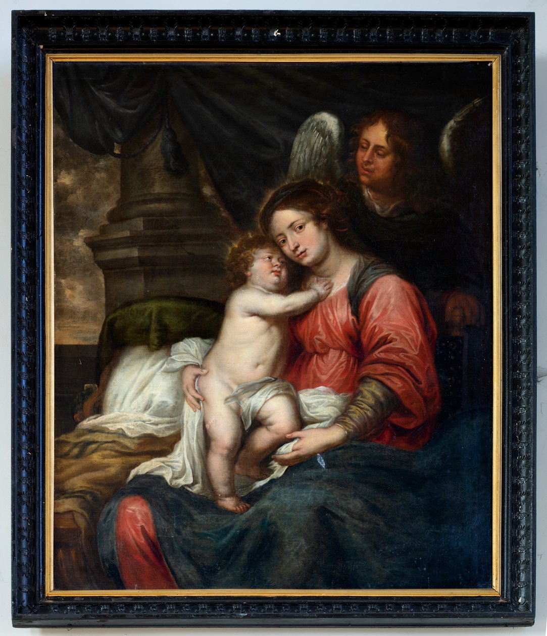Sognekirke (Parochiekerk Sint-Andreas, Beerlegem). Maleri. Vor Frue med Barn. Bartolomé Murillo (?). af Bartolomé Esteban Murillo