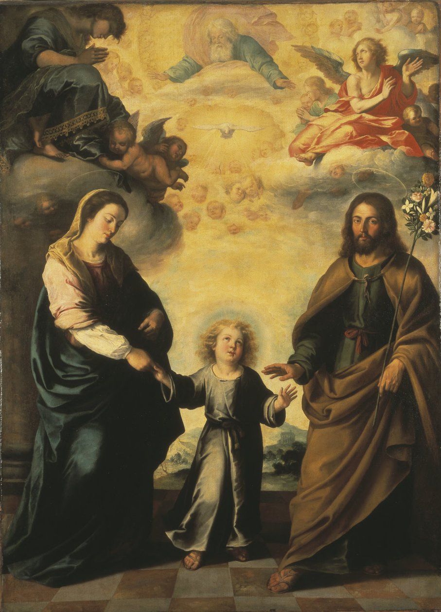 Den Hellige Families tilbagevenden fra Egypten af Bartolomé Esteban Murillo