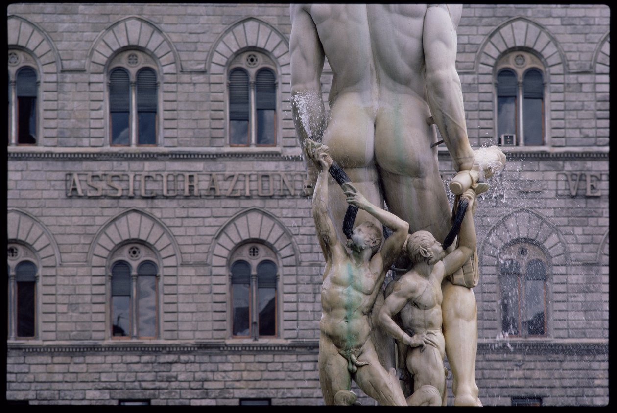 Detalje fra Neptun-fontænen, 1560-75 (se 134580-134586) af Bartolomeo Ammannati