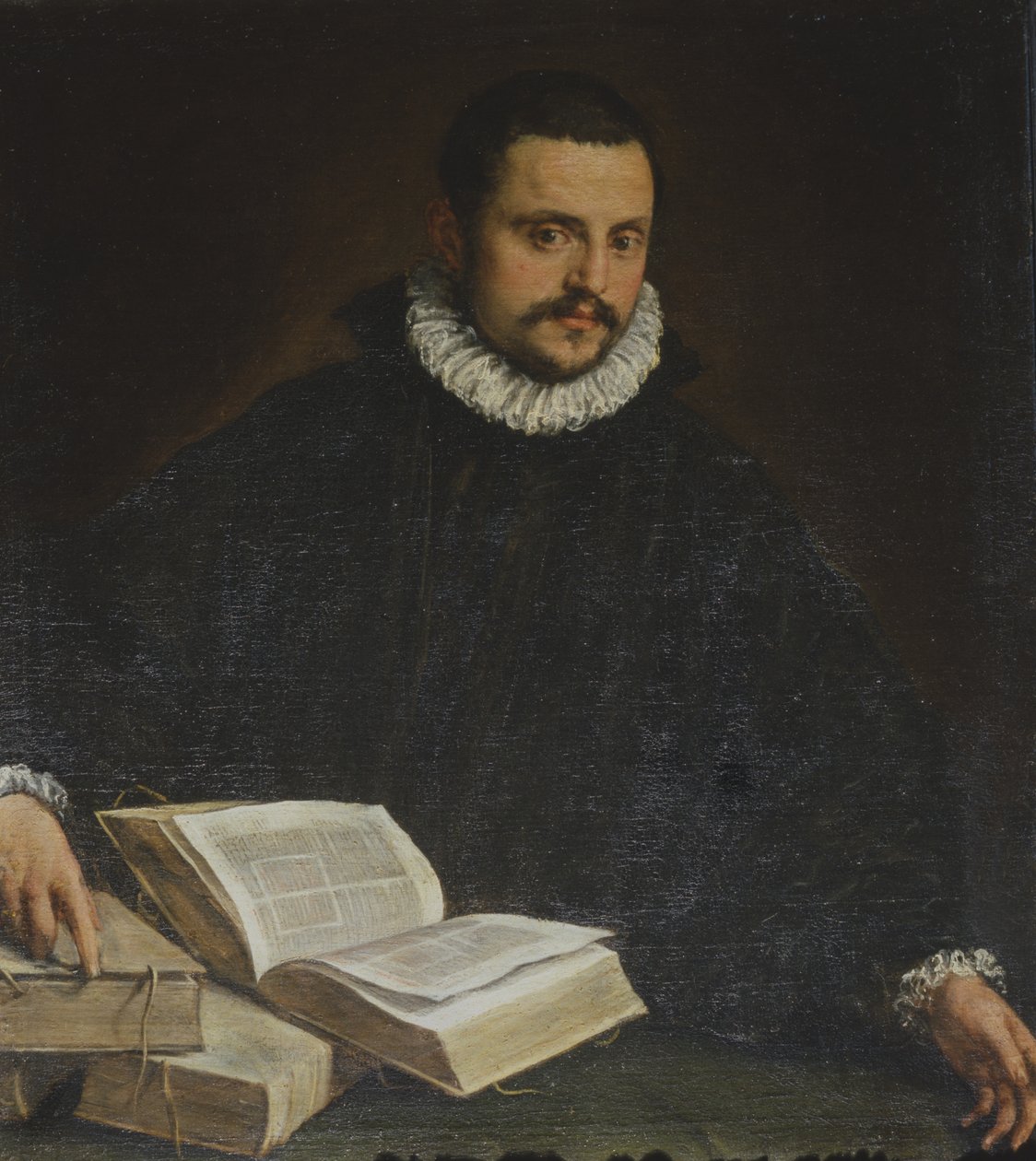 Portræt af en bemærkelsesværdig af Bartolomeo Passarotti
