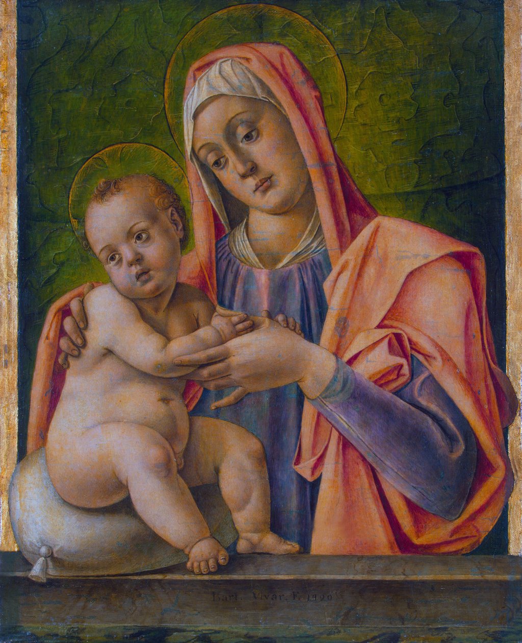 Madonna-and-Child Hermitage af Bartolomeo Vivarini