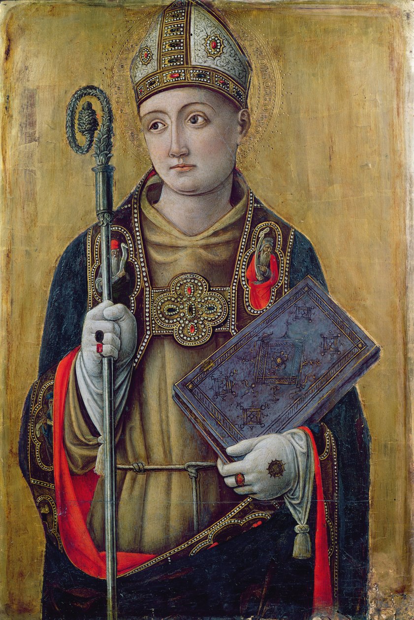 St. Louis (1274-97) af Toulouse (tempera på panel) af Bartolomeo Vivarini