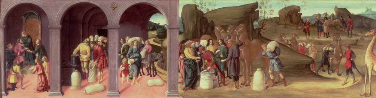 Historien om Joseph, II, (panel) af Bartolomeo di Giovanni