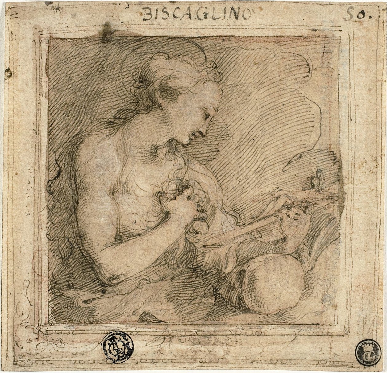 Maria Magdalene af Bartolomeo Biscaino