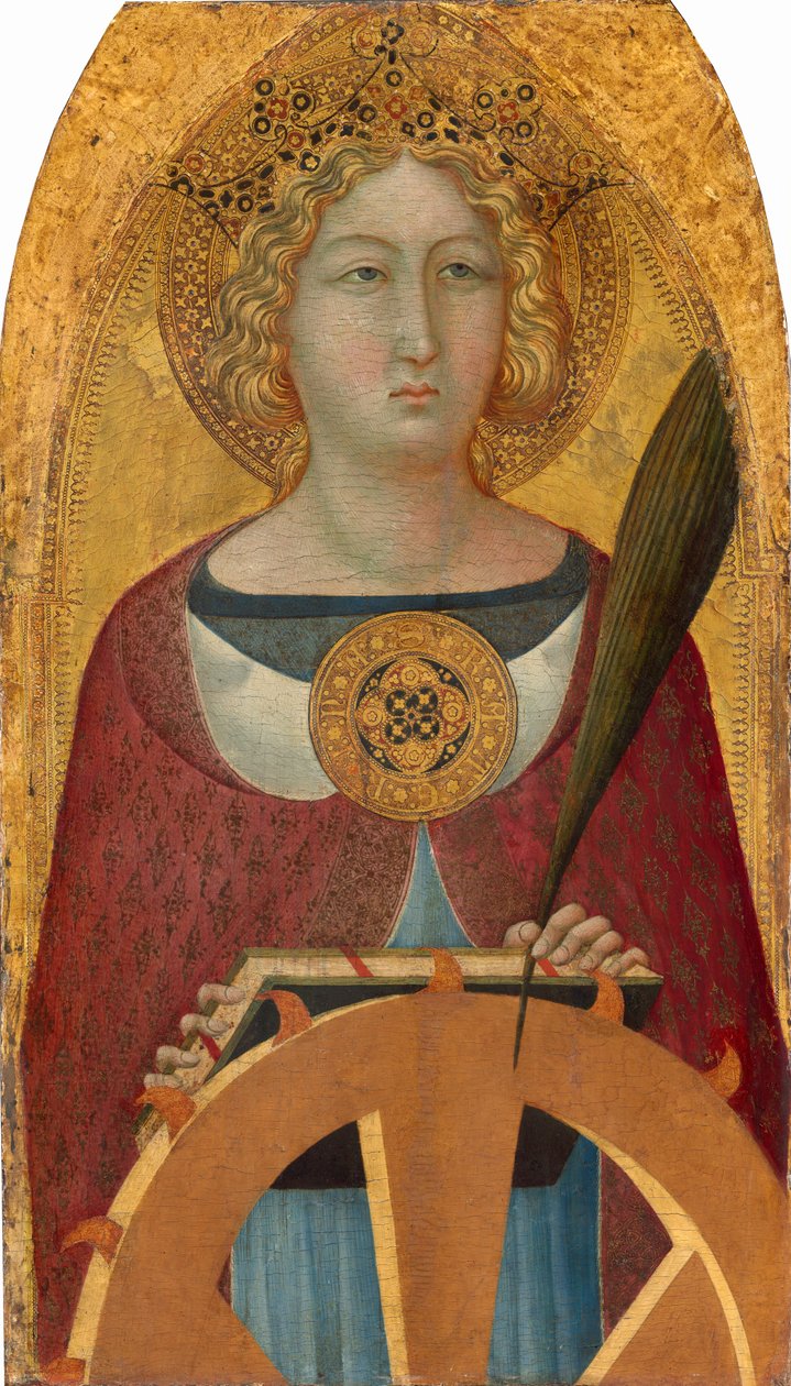 Den hellige Katarina af Alexandria af Bartolomeo Bulgarini