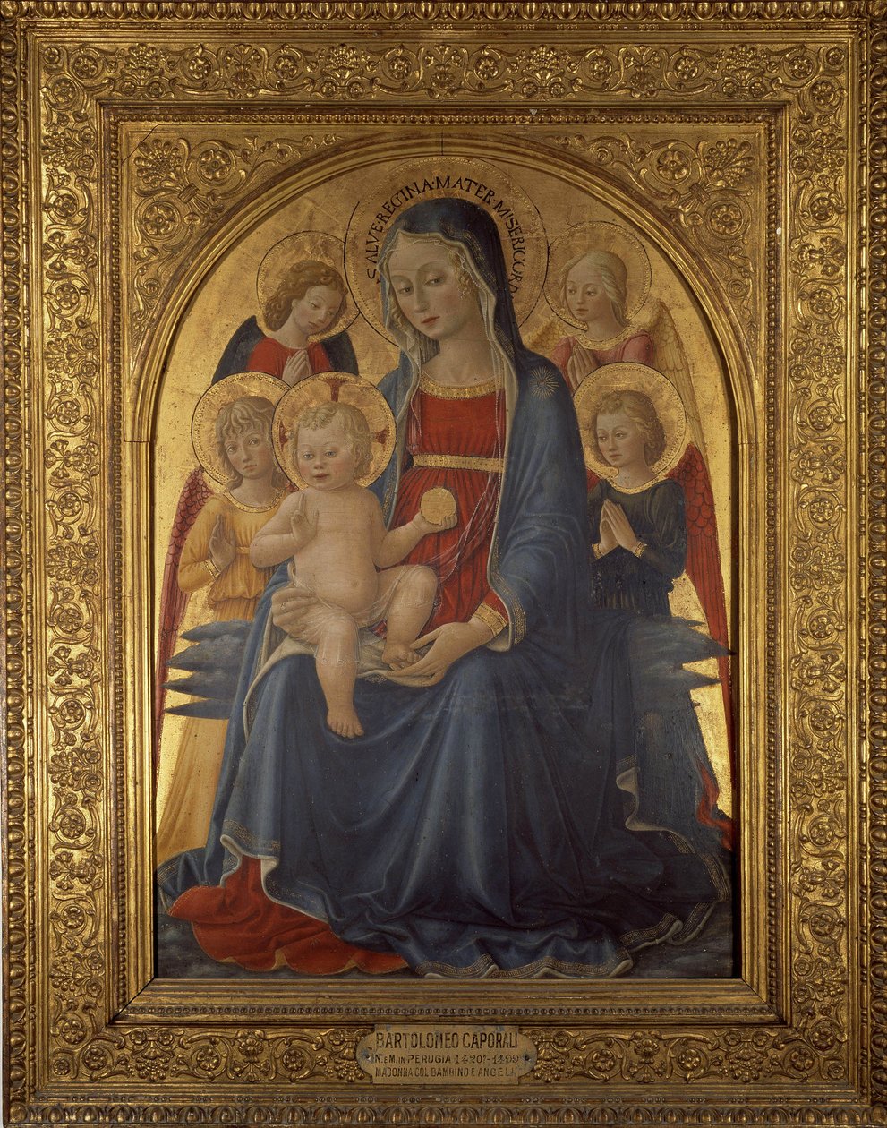 Madonna med barnet af Bartolomeo Caporali