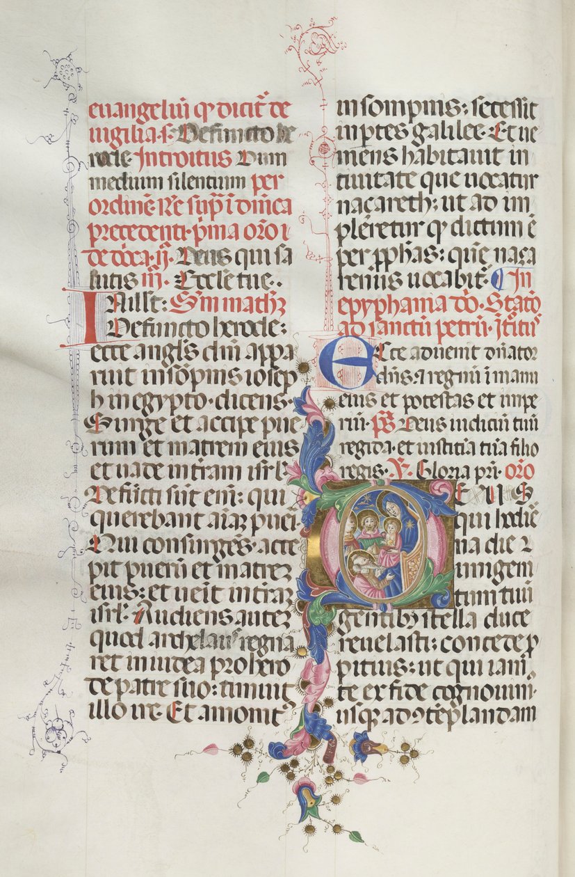 Missale: Fol. 30v: Tilbedelse af Magi, 1469. af Bartolomeo Caporali