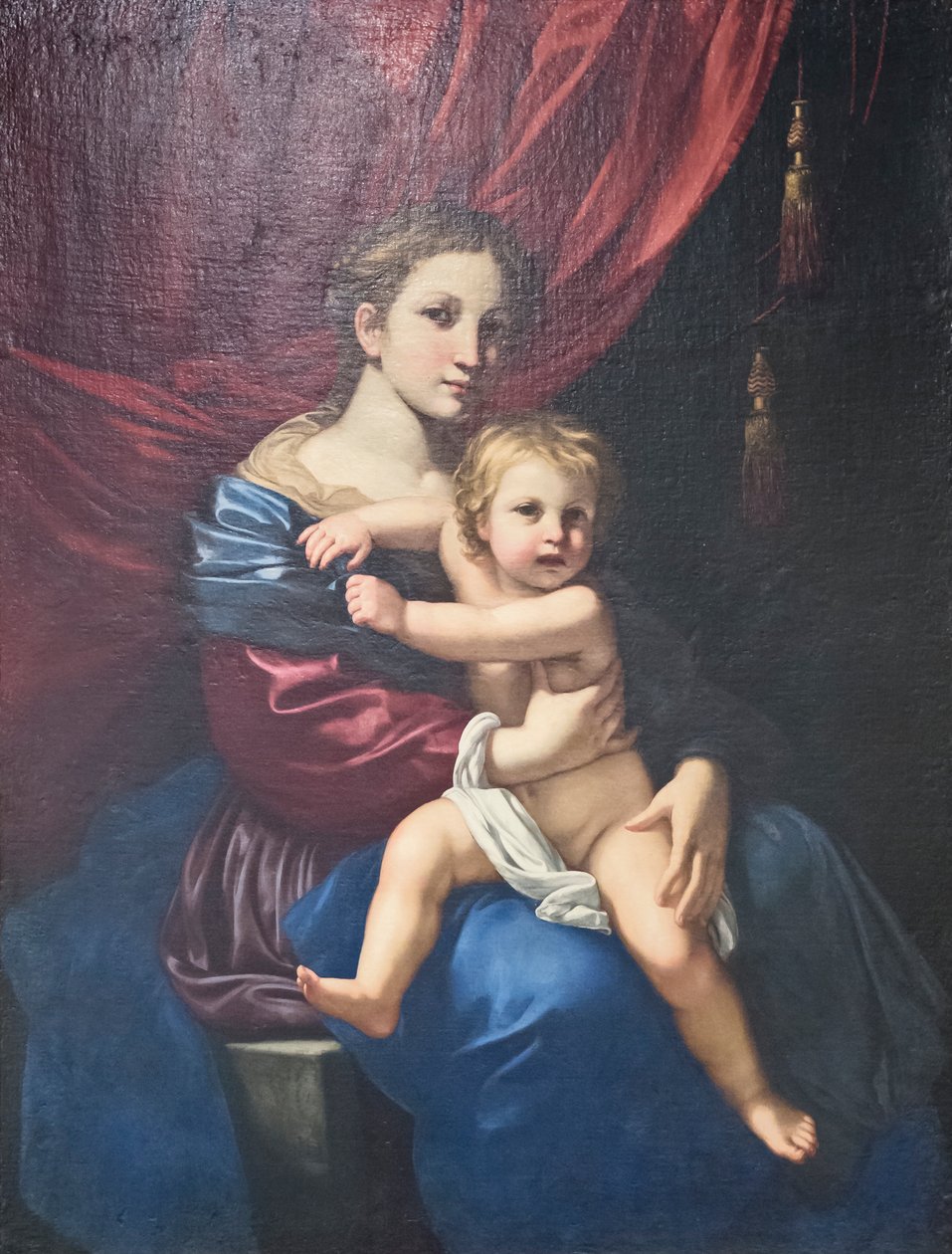 Madonna og barn af Bartolomeo Cavarozzi