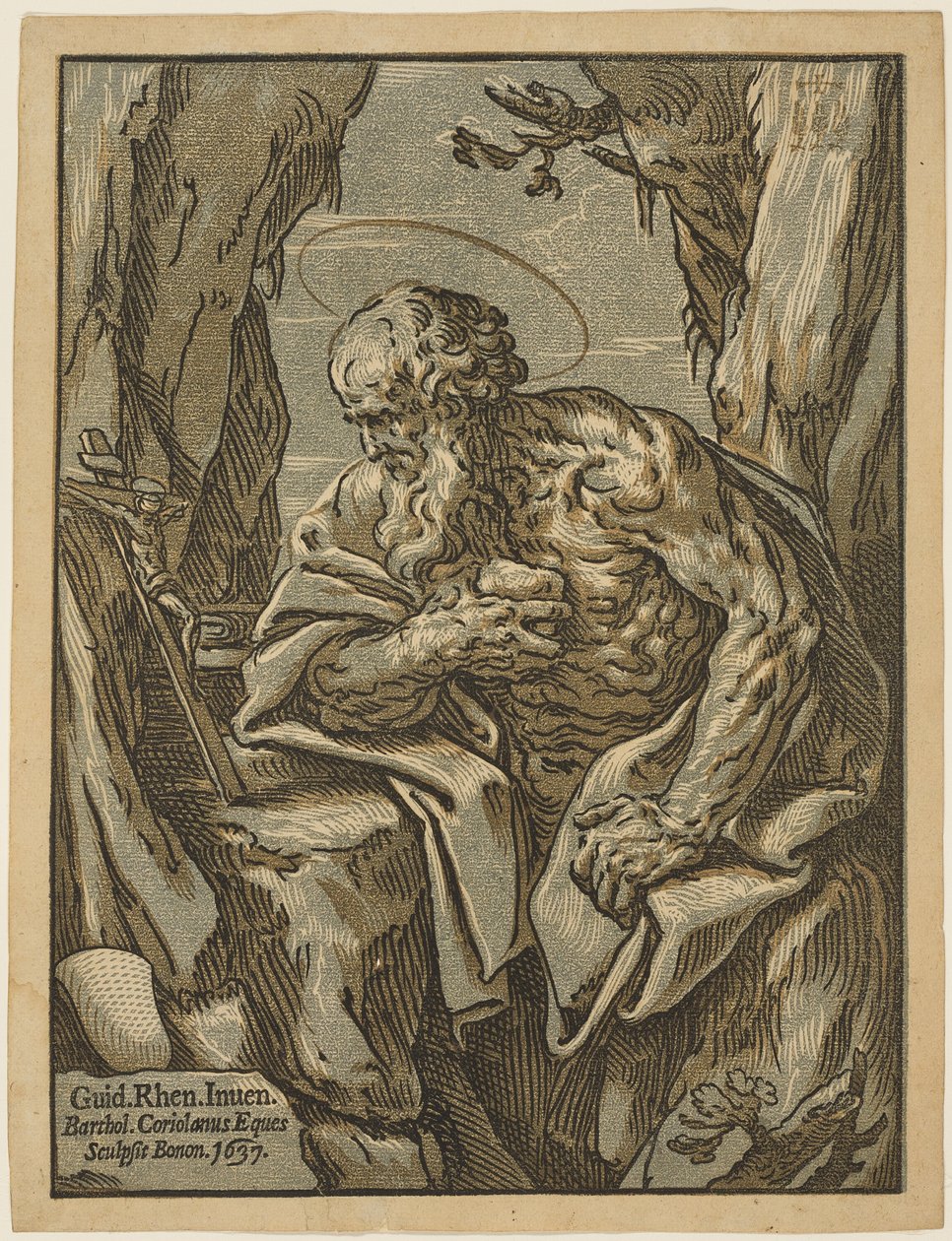 Sankt Jerome af Bartolomeo Coriolano
