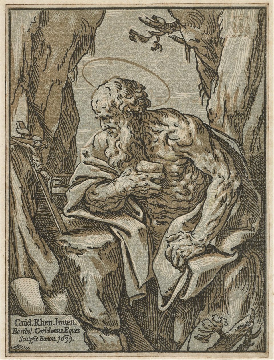 Sankt Jerome af Bartolomeo Coriolano