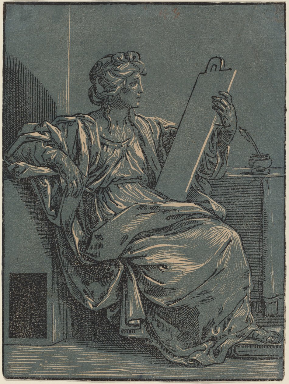 Sibyl af Bartolomeo Coriolano or Giuseppe Maria Moretti after Guido Reni