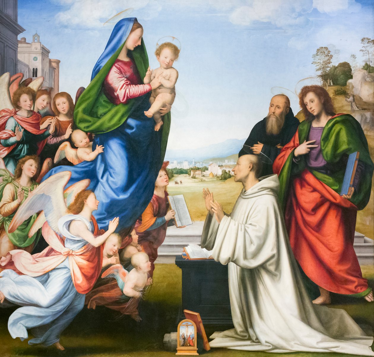 Visionen om st. Bernard af Bartolomeo Fra