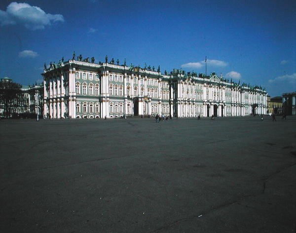 Eremitagens facade, 1753-62 af Bartolomeo Franceso Rastrelli
