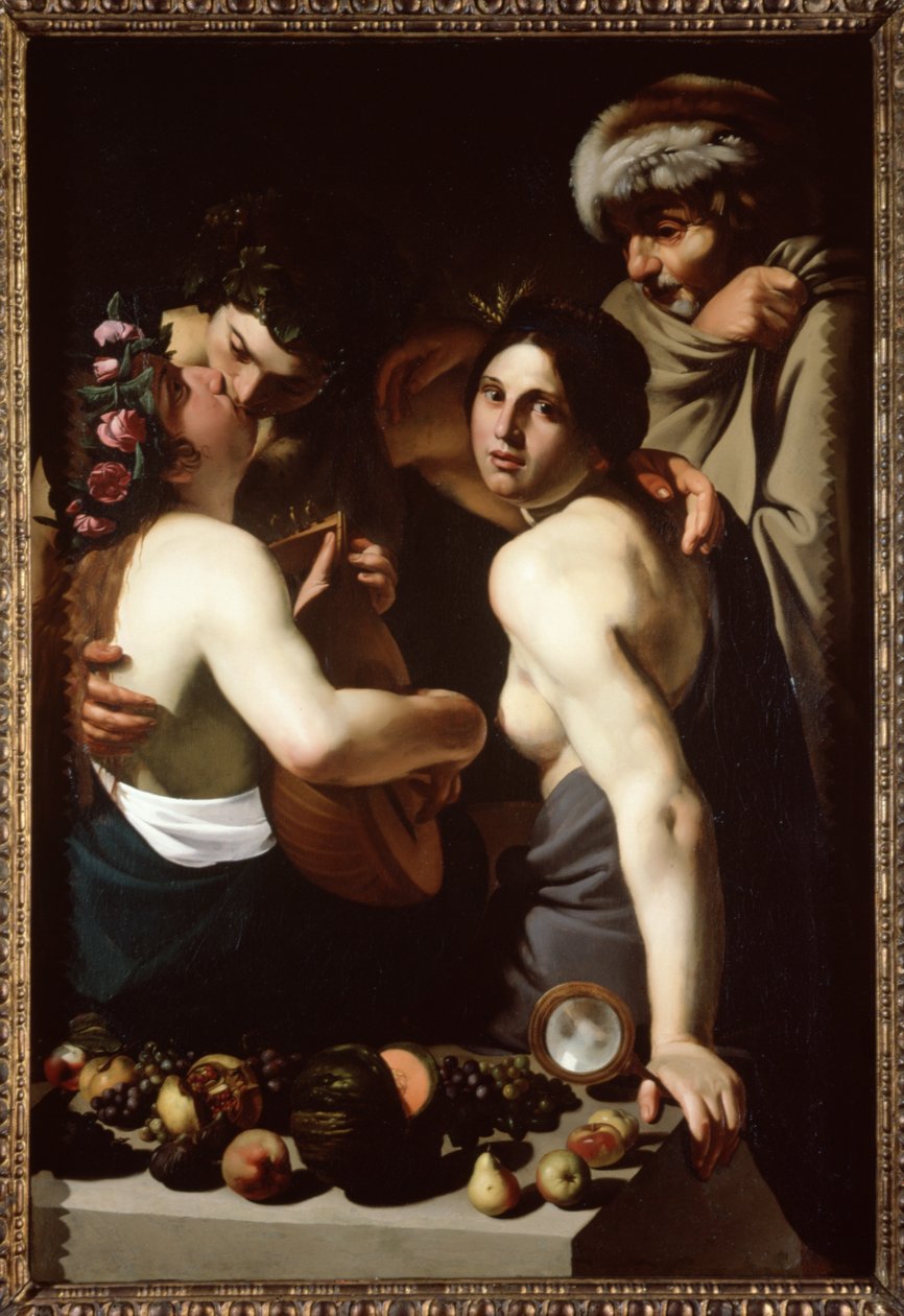 Allegori om de fire årstider, ca. 1610 af Bartolomeo Manfredi