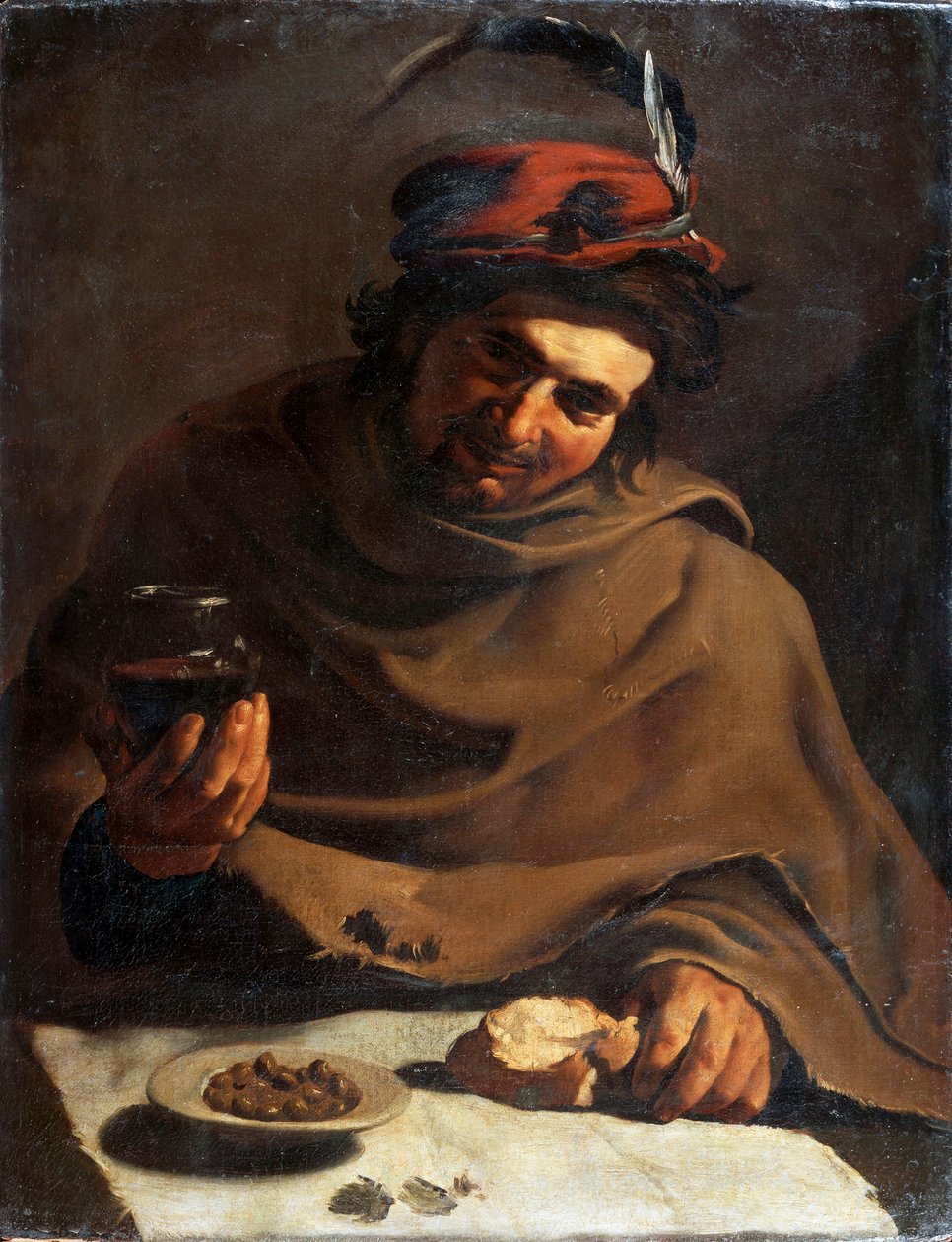 Morgenmad, begyndelsen af det 17. århundrede af Bartolomeo Manfredi